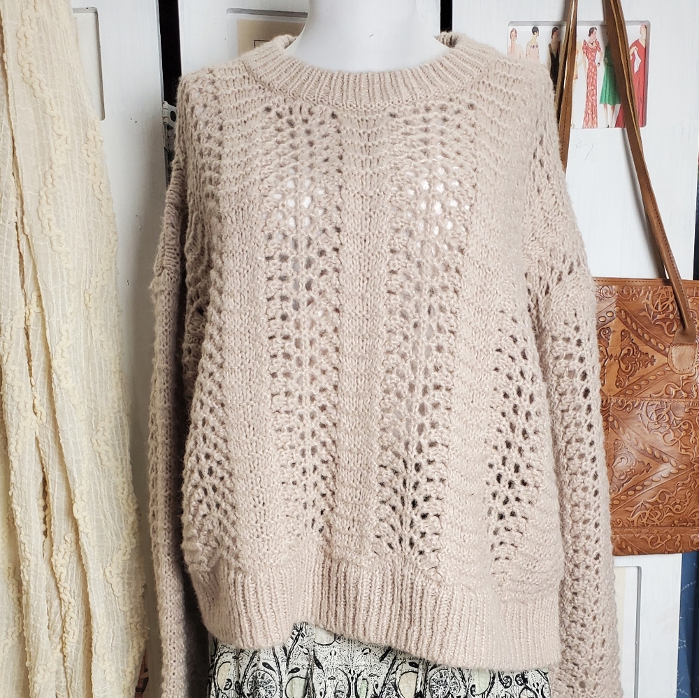 Cream color madewell sweater